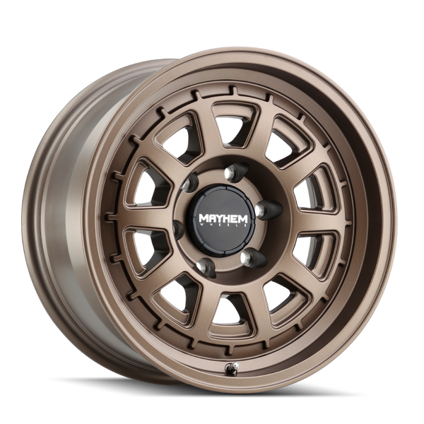 Mayhem 8303 Voyager Bronze Wheel 18x9 | 8x180 BC | +0 Offset - fits Chevrolet Silverado 2500HD 2011-2026, Chevrolet Silverado 3500HD SRW 2011-2026, GMC Sierra 2500HD 2011-2026, GMC Sierra 3500HD SRW 2011-2026