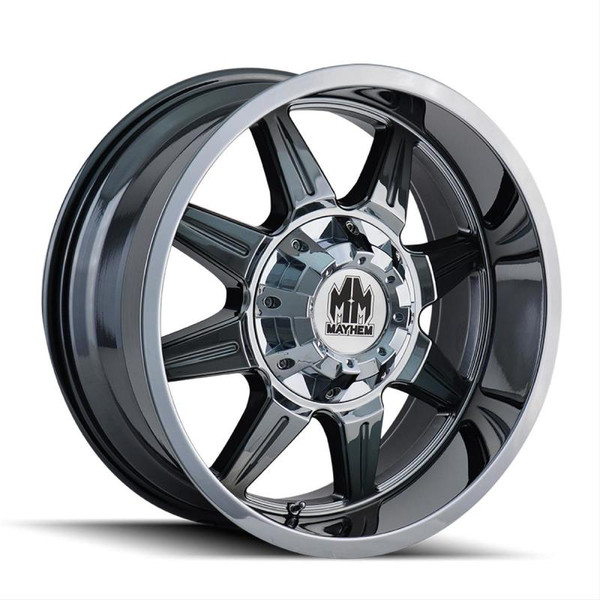 Mayhem 8100 Monstir Wheel 17x9 | 5x127 BC (5x5) | +18 Offset - fits Jeep Wrangler JL 2018-2026, Jeep Wrangler JK 2007-2018, Jeep Gladiator JT 2020-2026, Jeep Commander 2006-2010, Chevrolet C/K1500 2WD 1967-1998, and 7 more