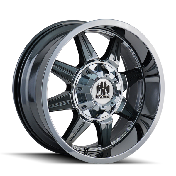 Mayhem 8100 Monstir 22x10 / 6x135 BP / -19mm Offset / 106mm Hub Chrome Wheel