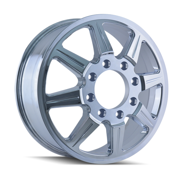 Mayhem 8101 Monstir Chrome Wheel 22x8.25 | 8x210 BC | +127 Offset - fits Chevrolet Silverado 3500 DRW, GMC Sierra 3500 DRW
