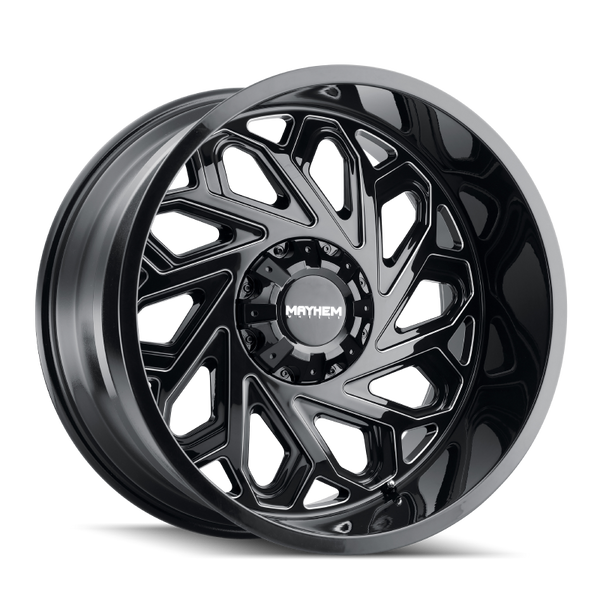 Mayhem 8112 Essex Black Wheel 20x9 | 6x135 BC | +18 Offset - fits Ford F-150 2004-2026, Ford F-150 Raptor 2010-2026, Ford Expedition 2003-2026, Lincoln Navigator 2003-2026, Lincoln Mark LT 2006-2014