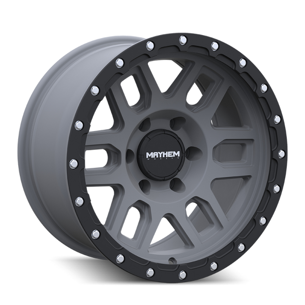 Mayhem 8304 Delta Matte Gunmetal Wheel 20x9 | 6x135 BC | +0 Offset - fits Ford F-150 2004-2026, Ford F-150 Raptor 2010-2026, Ford Expedition 2003-2026, Lincoln Navigator 2003-2026, Lincoln Mark LT 2006-2014