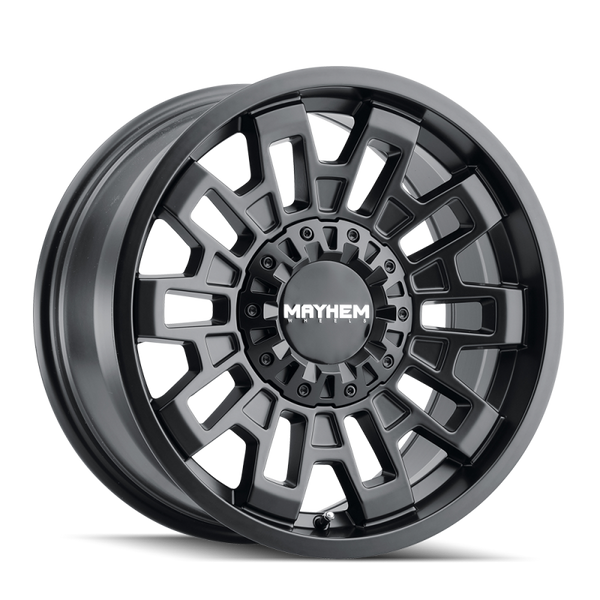 Mayhem 8113 Cortex Matte Black Wheel 20x10 | 6x135 BC | -19 Offset - fits Ford F-150 2004-2026, Ford F-150 Raptor 2010-2026, Ford Expedition 2003-2026, Lincoln Navigator 2003-2026, Lincoln Mark LT 2006-2014