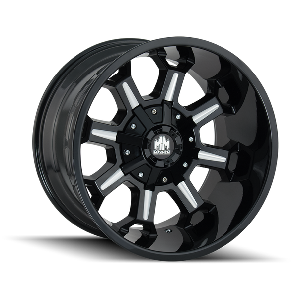 Mayhem 8105 Combat Black Wheel 18x9 | 6x135 BC | -12 Offset - fits Ford F-150 2004-2026, Ford F-150 Raptor 2010-2026, Ford Expedition 2003-2026, Lincoln Navigator 2003-2026, Lincoln Mark LT 2006-2014