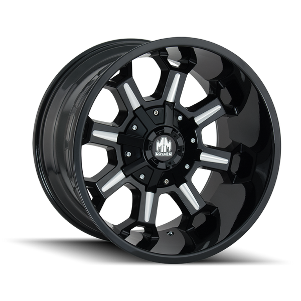 Mayhem 8105 Combat Black Wheel 20x12 | 6x135 BC | -44 Offset - fits Ford F-150 2004-2026, Ford F-150 Raptor 2010-2026, Ford Expedition 2003-2026, Lincoln Navigator 2003-2026, Lincoln Mark LT 2006-2014