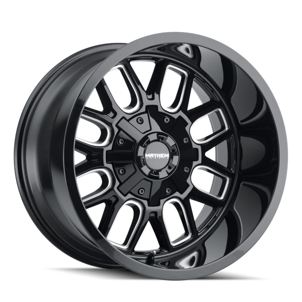 Mayhem 8107 Cogent Black Wheel 22x10 | 6x135 BC | -19 Offset - fits Ford F-150 2004-2026, Ford F-150 Raptor 2010-2026, Ford Expedition 2003-2026, Lincoln Navigator 2003-2026, Lincoln Mark LT 2006-2014