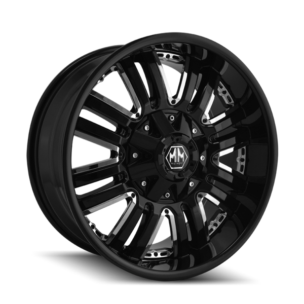 Mayhem 8070 Assault 18x9 / 5x114.3 BP / 18mm Offset / 87mm Hub Black Wheel