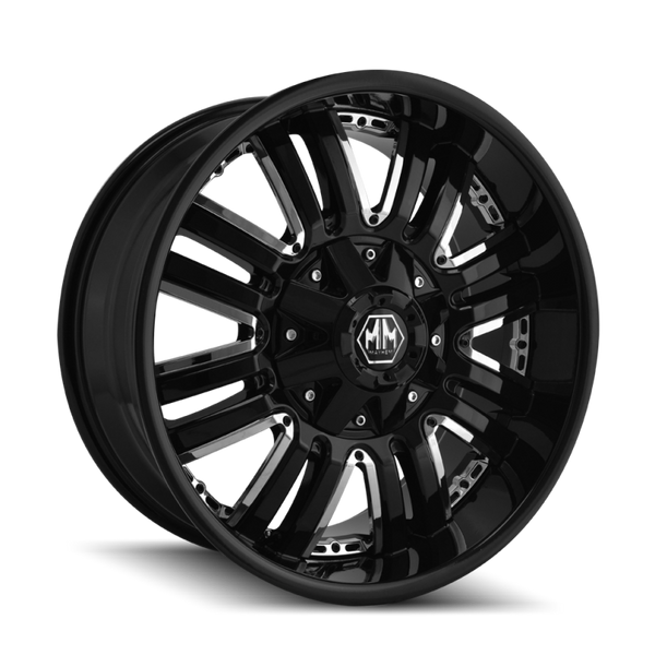 Mayhem 8070 Assault Black Wheel 18x9 | 5x114.3 BC (5x4.5) | +18 Offset - fits Ford Explorer ST 2020-2026, Toyota Tacoma 1995-2004, Toyota 4Runner 1996-2002, Nissan Xterra 1999-2004, Nissan Frontier 1998-2004, and 13 more