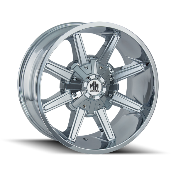 Mayhem 8104 Arsenal 20x9 / 6x135 BP / 0mm Offset / 106mm Hub Chrome Wheel