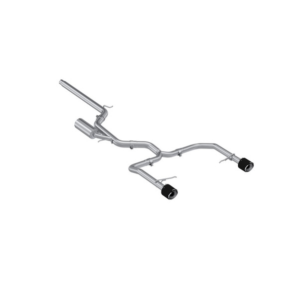 MBRP ARMOR Pro Cat-Back Exhaust, T304 Stainless Steel - 2022-2023 Volkswagen Jetta GLI 2.0L - S46153CF