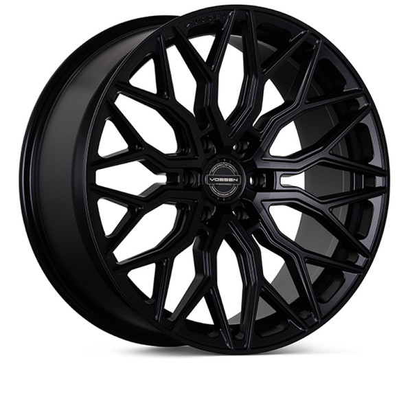 Vossen HF6-3 Satin Black Wheel 20x9.5 | 6x139.7 BC (HF63-0G05) - fits Chevrolet Silverado 1500 1999-2026, GMC Sierra 1500 1999-2026, Cadillac Escalade 1999-2026, Ram 1500 TRX 2021-2024, Toyota Tacoma 2005-2026