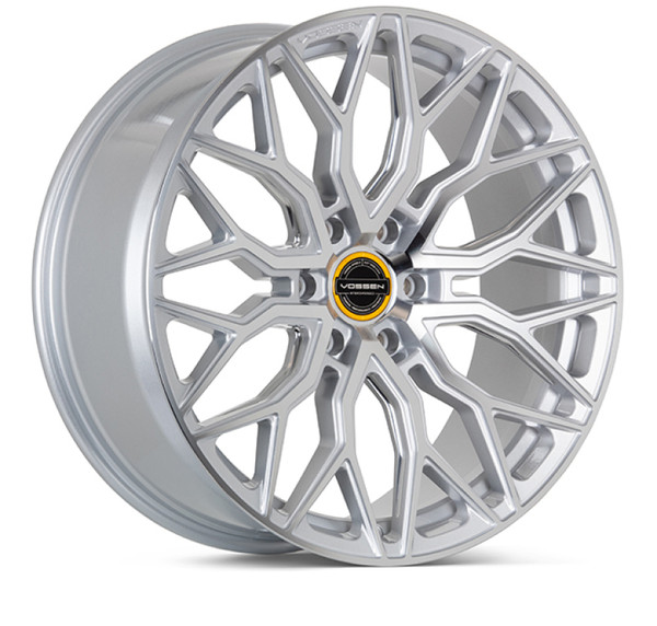 Vossen HF6-3 Silver Wheel 24x10 | 6x139.7 BC (HF63-4G40) - fits Chevrolet Silverado 1500 1999-2026, GMC Sierra 1500 1999-2026, Cadillac Escalade 1999-2026, Ram 1500 TRX 2021-2024, Toyota Tacoma 2005-2026