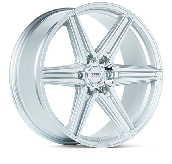 Vossen HF6-2 Silver Wheel 22x9.5 | 6x135 BC - fits Ford F-150 2004-2026, Ford F-150 Raptor 2010-2026, Ford Expedition 2003-2026, Lincoln Navigator 2003-2026