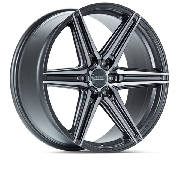 Vossen HF6-2 Matte Gunmetal Wheel 20x9.5 | 6x135 BC - fits Ford F-150 2004-2026, Ford F-150 Raptor 2010-2026, Ford Expedition 2003-2026, Lincoln Navigator 2003-2026