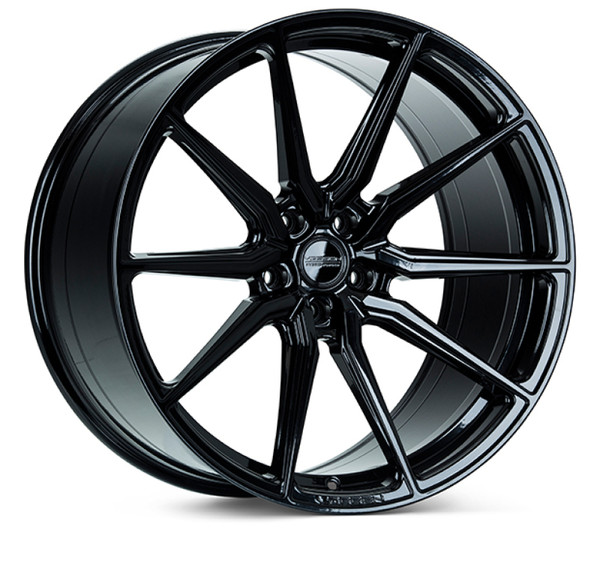 Vossen HF-3 Gloss Black Wheel 22x10.5 | 5x127 BC (5x5) - fits Jeep Grand Cherokee SRT 2006-2021, Jeep Grand Cherokee Trackhawk 2018-2021, Dodge Durango SRT 2018-2026, Jeep Wrangler JL 2018-2026, Jeep Wrangler JK 2007-2018