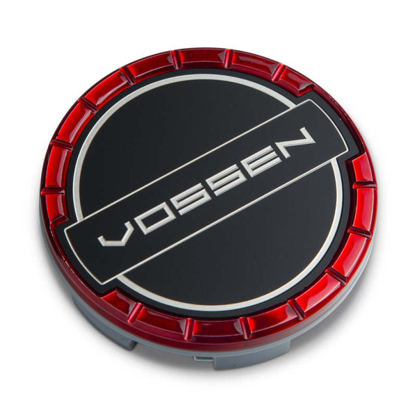 Vossen Billet Sport Center Cap - Small - Classic - Vossen Red (CAP-BSC-SM-CL-RD) - genuine Vossen center cap