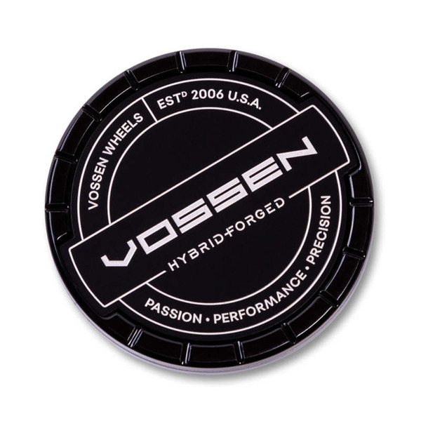 Vossen Billet Sport Center Cap - Large - Hybrid Forged - Gloss Black (CAP-BSC-LG-HF-BC) - genuine Vossen center cap