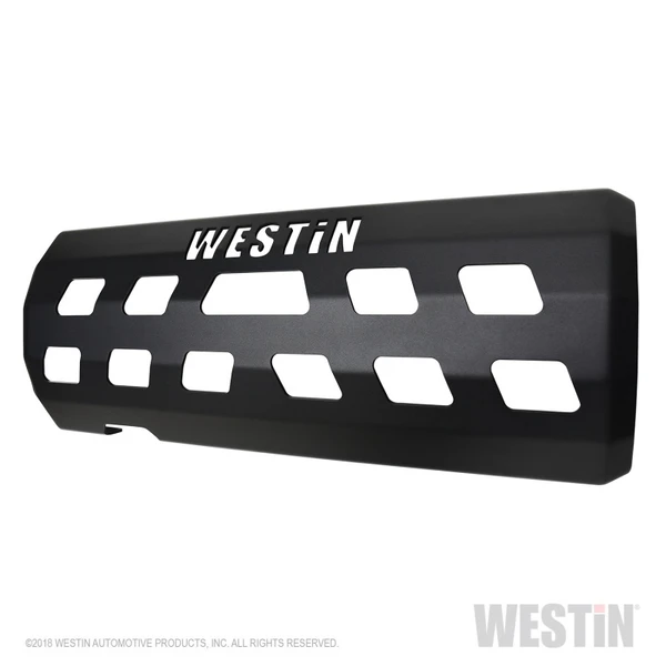Westin Skid Plate, Tex. Blk | 2018-2026 Jeep Wrangler JL (Excl. 4xe) Muffler | 42-21105