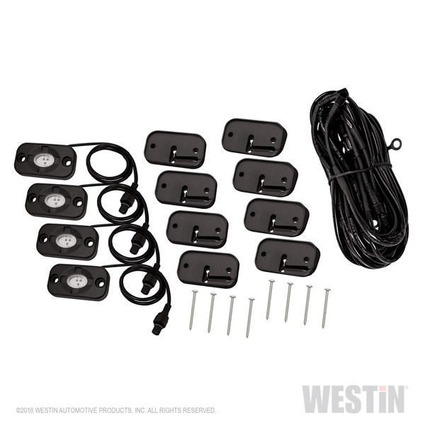 Westin LED Rock Light Kit - 2018-2025  Jeep Wrangler JK / 2018-2025 Jeep Wrangler JL - 09-80015