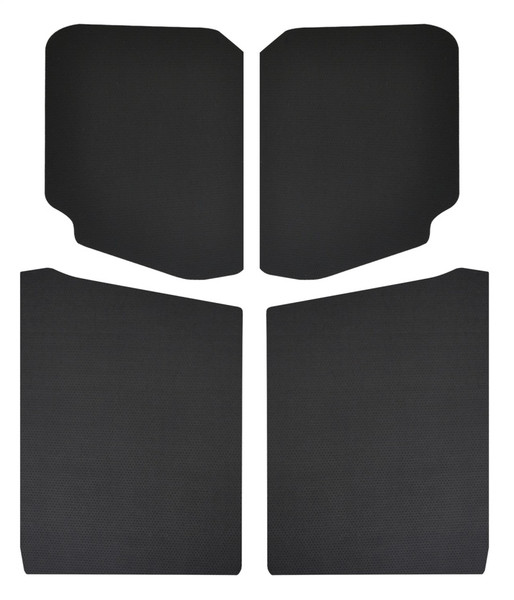 DEI 2018-2025 Jeep Wrangler JL 2DR Leather Look Headliner - Black (5 Pc) - 50192