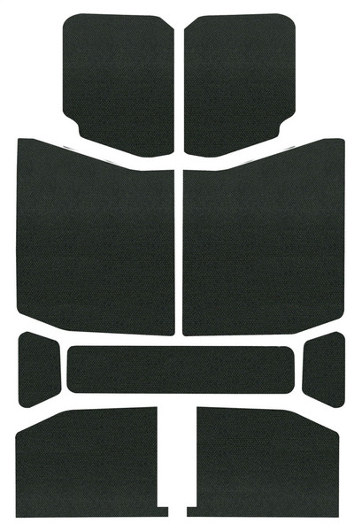 DEI 2018-2025 Jeep Wrangler JL 4-Door Headliner 9-pc - Black dei050168