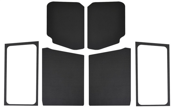 DEI 2018-2025 Jeep Wrangler JL 2DR Leather Look Headliner Complete Kit - Black - 50283