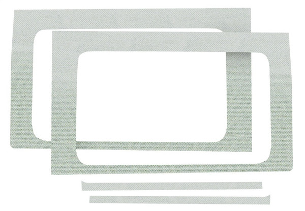 DEI 2019+ Jeep Wrangler JL 2DR Side Window Kit - White dei050270