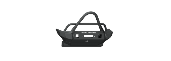 Road Armor 2018-2025 Jeep Wrangler JL Stealth Front Winch Bumper w/Stinger Mid Width - Tex Blk - 5182F5B