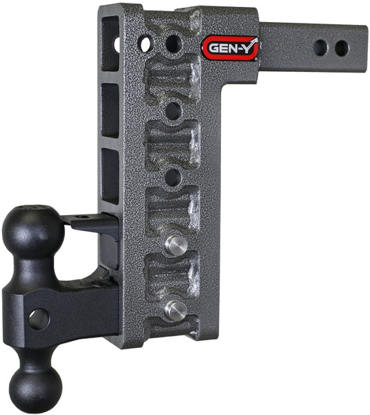 Gen Y Mega Duty 2In Shank 10In Drop 2K TW 16K Hitch w/ GH-051 Dual-Ball w/ GH-032 Pintle Lock