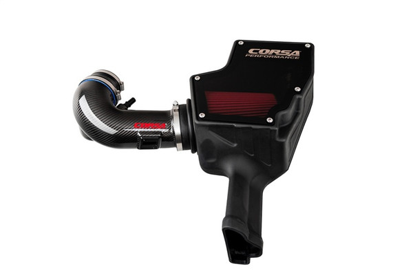 Corsa 2018-2023 Ford Mustang GT 5.0L V8 Carbon Fiber Air Intake w/ DryTech 3D No Oil
