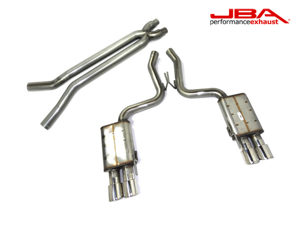 JBA 2018-2023 Ford Mustang GT 5.0L 409SS Quad Rear Cat-Back Exhaust