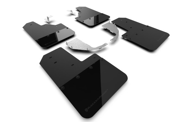 Rally Armor 2021-2023 Ford Bronco (Steel Bmpr - NO Rptr/Sprt - NO RR/RB) Blk Mud Flap w/Met. Blk Logo