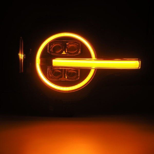 AlphaRex 2021-2024 Ford Bronco NOVA LED Projector Headlights Black