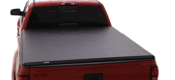 LUND Hard Folding Tonneau Cover, Vinyl-Wrapped Composite - 2022-2026 Toyota Tundra 5.7ft Bed Tonneau Vinyl - 969569