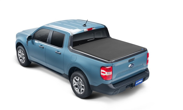 Lund 2022-2025 Ford Maverick (4.5ft. Bed) Genesis Elite Tri-Fold Tonneau Cover - Black