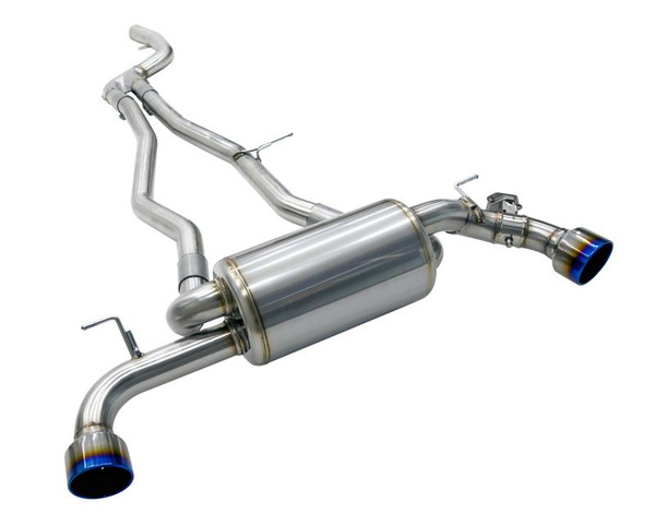 HKS 2020-2024 Toyota Supra GR Dual Exit Super Turbo Muffler S304 Cat-Back System - 31029-AT003