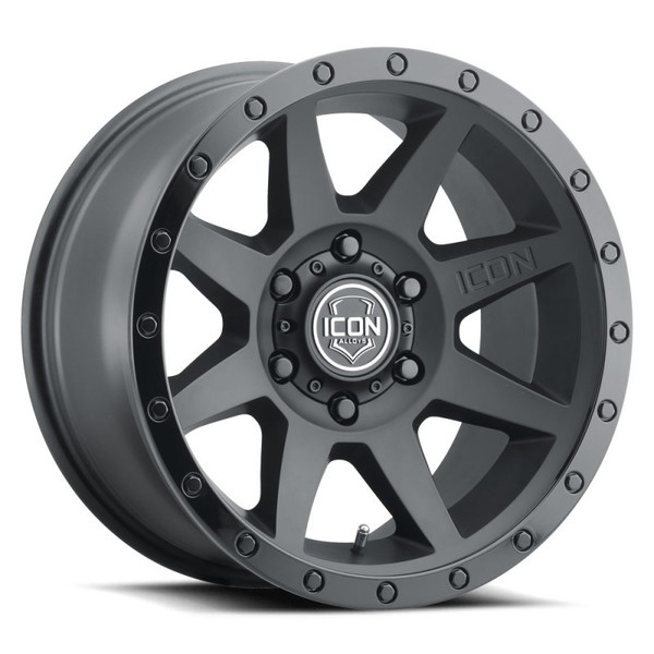 ICON Rebound Satin Black Wheel 18x9 product photo