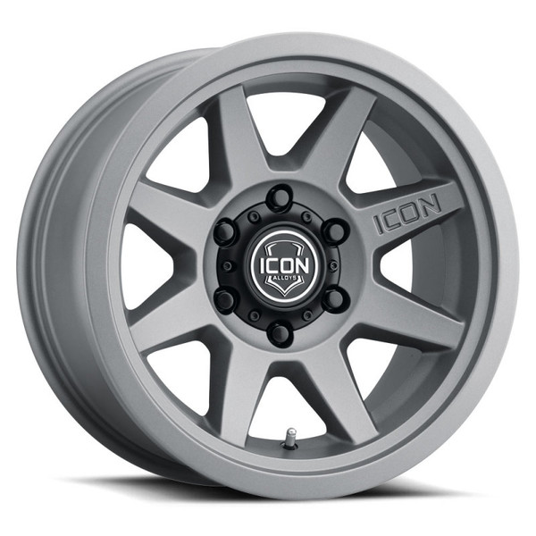 ICON Rebound Wheel 17x8.5 | 5x127 BC (5x5) | -6 Offset - fits Jeep Wrangler JL 2018-2026, Jeep Wrangler JK 2007-2018, Jeep Gladiator JT 2020-2026, Jeep Commander 2006-2010, Chevrolet C/K1500 2WD 1967-1998, and 7 more