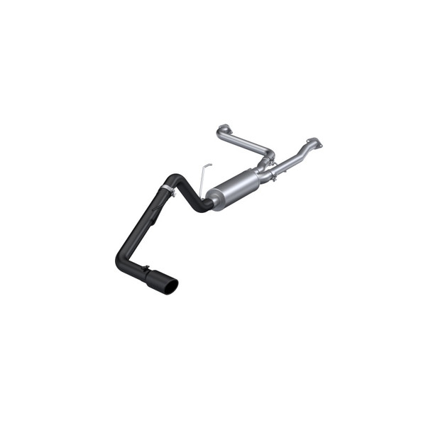 MBRP ARMOR BLK Cat-Back Exhaust, Black-Coated Aluminized Steel - 2020-2025 Nissan Frontier 3.8L - S5407BLK