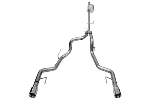 Corsa 2021-2025 Ford F-150 SuperCrew/5.5ft Bed 5.0L V8 Sport Cat-Back Dual Rear Exit-Polished