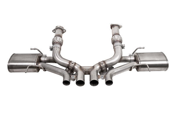 Corsa 2023-2024 Chevrolet Corvette C8 Z06 3in Valved Cat-Back Exhaust Muffler System (Re-Uses Stock Tips) - 21111