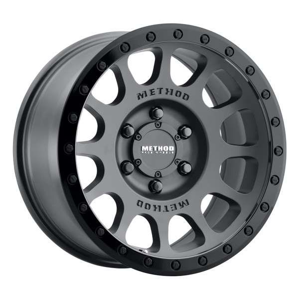 Method Race Wheels MR305 | NV Black Wheel 18x9 | 8x165.1 BC (8x6.5) | +18 Offset - fits Ram 2500 1994-2026, Ram 3500 SRW 1994-2026, (pre-2011), (pre-2011), (pre-2011), and 6 more