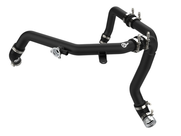 aFe 2021-2024 Ford Bronco V6-2.7Ltt BladeRunner Alum Hot Charge Pipe - Black