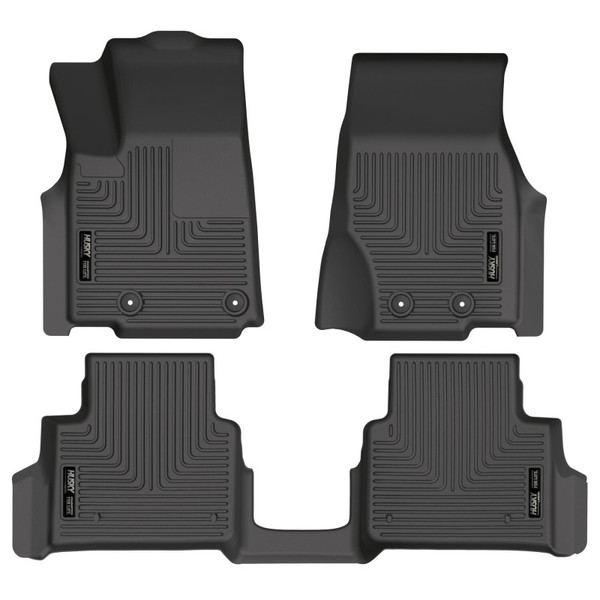 Husky Liners WeatherBeater Floor Liner, Black for 2021-2026 Jeep Grand Cherokee L 2nd Row Bucket Seats - Part #99181