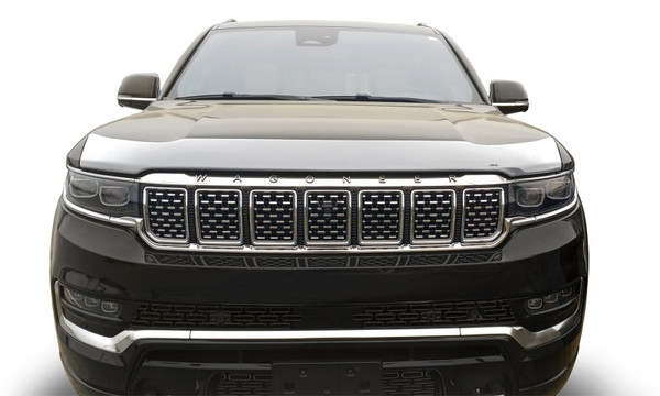 AVS 2022-2024 Jeep Grand Wagoneer Aeroskin Low Profile Hood Shield - Chrome