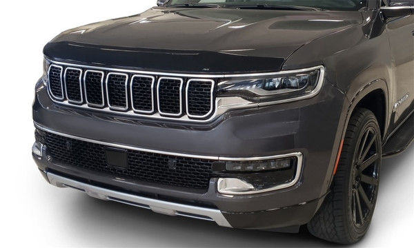 AVS 2022-2024 Jeep Wagoneer Aeroskin Low Profile Hood Shield - Smoke