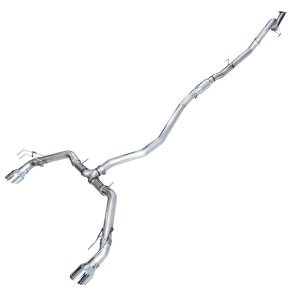 AWE Tuning 2022-2024 Honda Civic Si FE1 FWD Track Edition Catback Exhaust - Dual Chrome Silver Tips