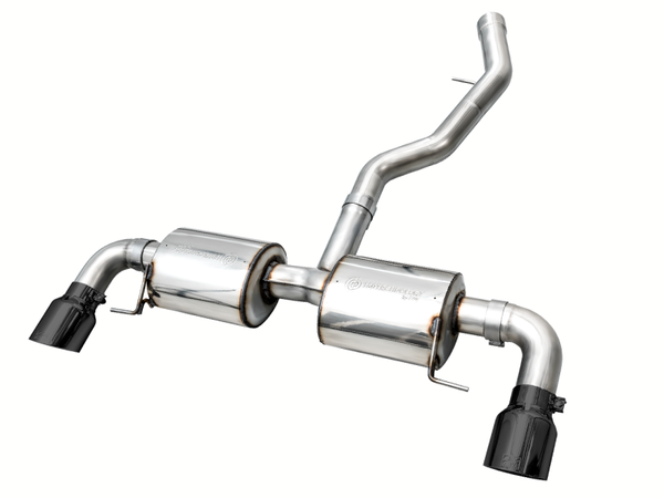 AWE Tuning 2019-2024 BMW 330i | 2021-2024 BMW 430i Base G2X Touring Axle Back Exhaust | Diamond Black | 3015-33429