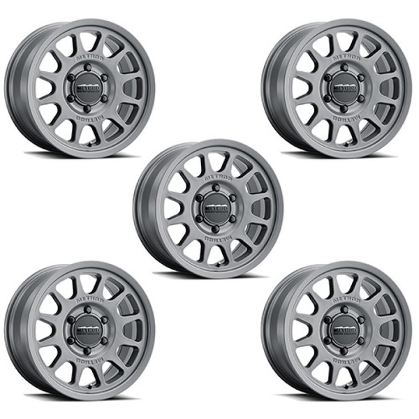 Ford Racing 2021-2024 Bronco (Excl Bronco Raptor) 17x8.5 Method Matte Gray Wheels Kit