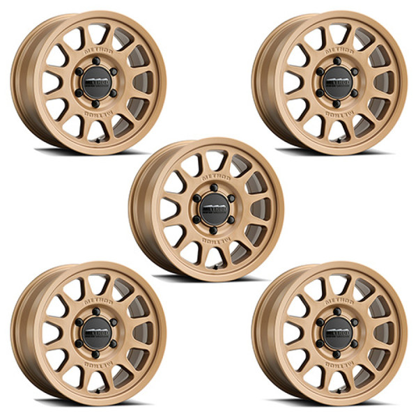 Ford Racing 2021-2024 Bronco (Excl Bronco Raptor) 17x8.5 Method Bronze Wheel Kit